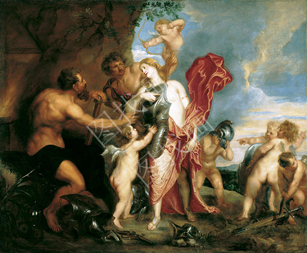 Thetis receiving the arms for Achill from Hephaistos